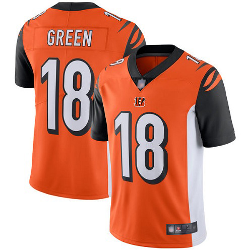 Cincinnati Bengals Limited Orange Men A J Green Alternate Jersey NFL Footballl 18 Vapor Untouchable